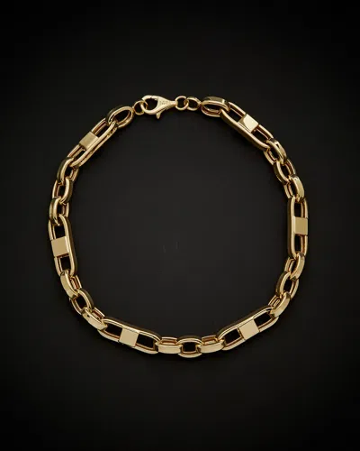 ITALIAN GOLD 14K ITALIAN GOLD FANCY MARINER BRACELET
