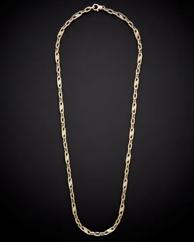 ITALIAN GOLD 14K ITALIAN GOLD FANCY MARINER LINK NECKLACE