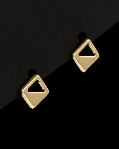 ITALIAN GOLD 14K ITALIAN GOLD GEOMETRIC STUDS