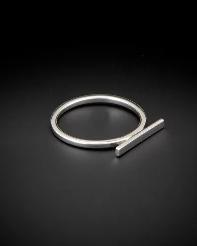 ITALIAN GOLD 14K ITALIAN GOLD HORIZONTAL BAR RING