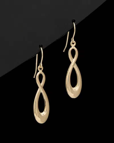ITALIAN GOLD 14K ITALIAN GOLD INFINITY DROP EARRINGS