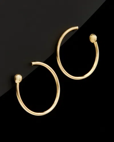 ITALIAN GOLD 14K ITALIAN GOLD OPEN HOOPS