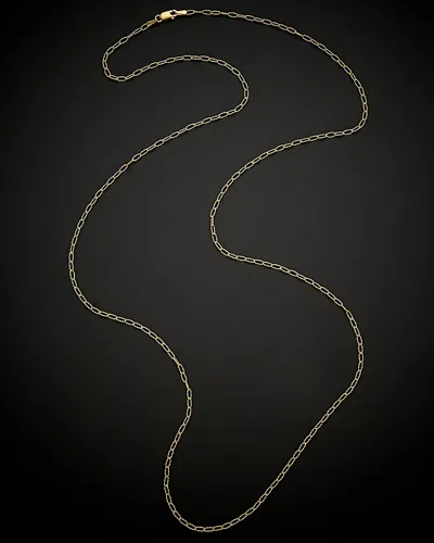 ITALIAN GOLD 14K ITALIAN GOLD OVAL LINK NECKLACE