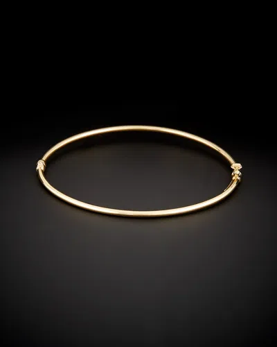 ITALIAN GOLD 14K ITALIAN GOLD POLISHED BANGLE