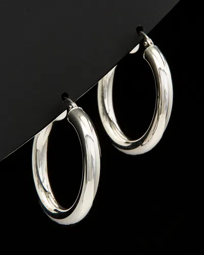 ITALIAN GOLD 14K ITALIAN GOLD POLISHED HOOPS