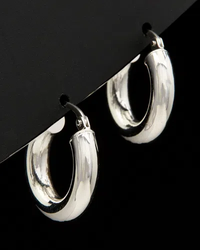 ITALIAN GOLD 14K ITALIAN GOLD POLISHED HOOPS