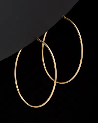 ITALIAN GOLD 14K ITALIAN GOLD POLISHED HOOPS
