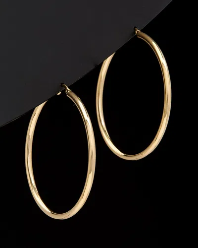 ITALIAN GOLD 14K ITALIAN GOLD POLISHED HOOPS
