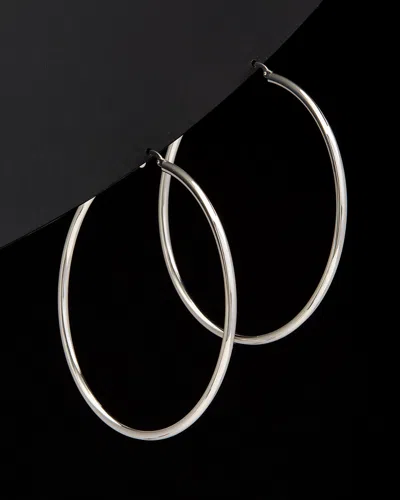 ITALIAN GOLD 14K ITALIAN GOLD POLSIHED HOOPS