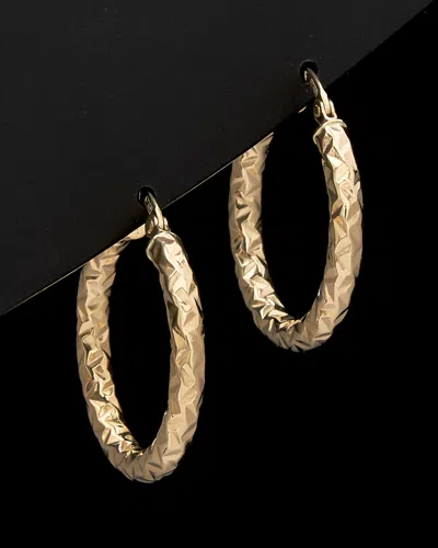 ITALIAN GOLD 14K ITALIAN GOLD ROUND HOOPS