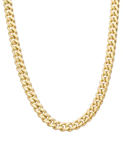 ITALIAN GOLD 14K ITALIAN GOLD SEMI-SOLID MIAMI CUBAN LINK NECKLACE