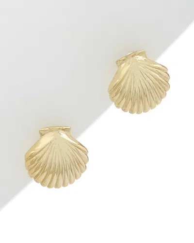 ITALIAN GOLD 14K ITALIAN GOLD SHELL STUDS