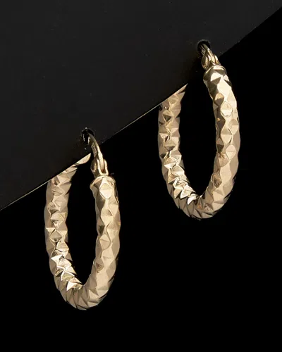 ITALIAN GOLD 14K ITALIAN GOLD SMALL ROUND HOOPS