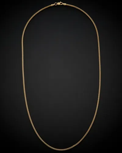 ITALIAN GOLD 14K ITALIAN GOLD SQUARE FRANCO NECKLACE