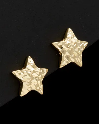 ITALIAN GOLD 14K ITALIAN GOLD STAR STUDS