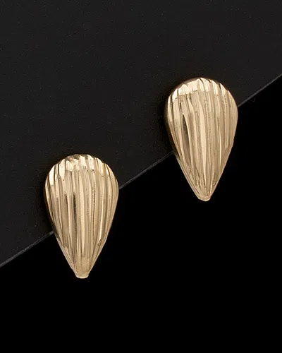 ITALIAN GOLD 14K ITALIAN GOLD TEARDROP STUDS