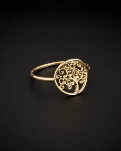 ITALIAN GOLD 14K ITALIAN GOLD TREE OF LIFE RING