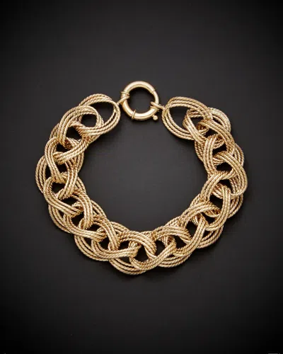 ITALIAN GOLD 14K ITALIAN GOLD TRIPLE TWIST LINK BRACELET