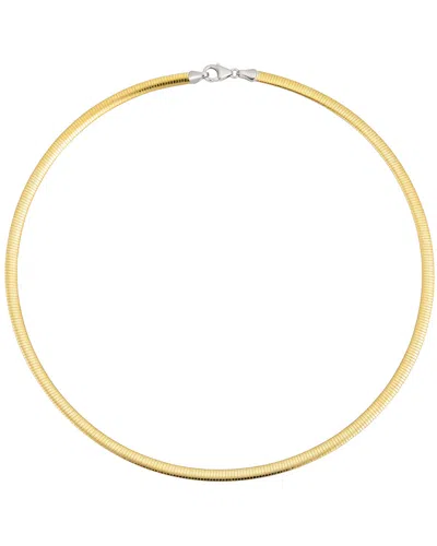 ITALIAN GOLD 14K ITALIAN GOLD TWO-TONE REVERSIBLE NECKLACE
