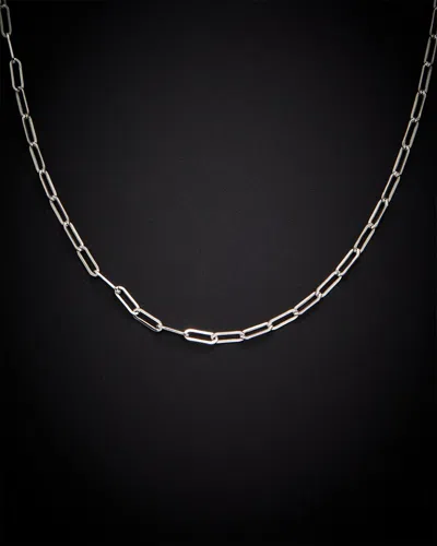 ITALIAN GOLD 18K ITALIAN GOLD 2.5MM PAPERCLIP CHAIN NECKLACE