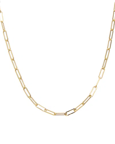 ITALIAN GOLD 18K ITALIAN GOLD PAPER-CLIP CHAIN NECKLACE