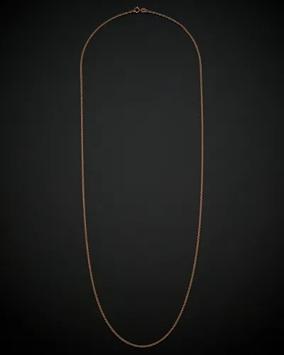 ITALIAN ROSE GOLD 14K ITALIAN ROSE GOLD CHAIN NECKLACE