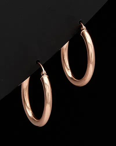 ITALIAN ROSE GOLD 14K ITALIAN ROSE GOLD SMALL HOOPS