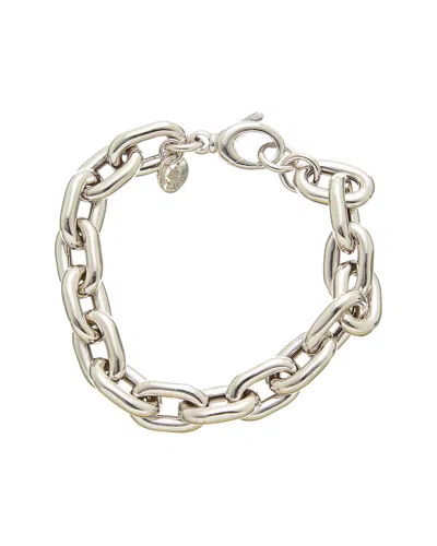 ITALIAN SILVER ITALIAN SILVER SILVER LINK BRACELET