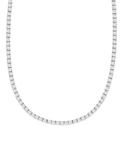 ITALIAN SILVER ITALIAN SILVER SILVER CZ TENNIS NECKLACE