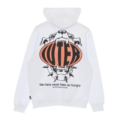 IUTER LIGHTWEIGHT HOODIE MEN'S HUNGRY HOODIE WHITE