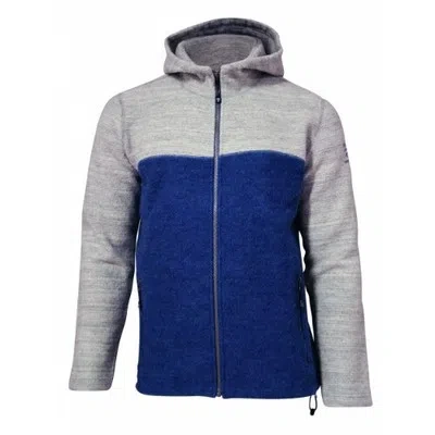 IVANHOE IVANHOE STRICKJACKE JOEL MÄNNER WOLLE GRAU/NAVY GRÖSSE XL