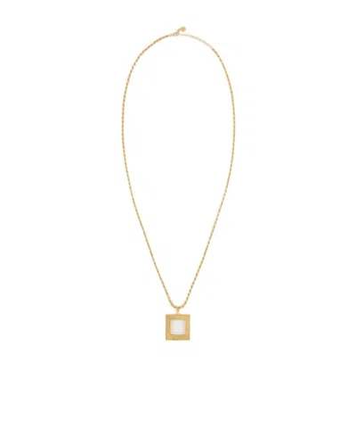 IVI IVI SQUARE PENDANT NECKLACE