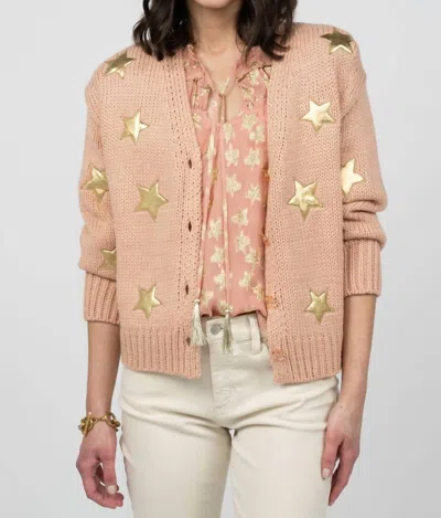 IVY JANE STAR POWER CARDIGAN IN BLUSH