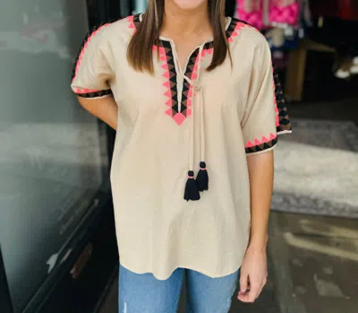 IVY JANE TRIANGLES TOP IN IVORY