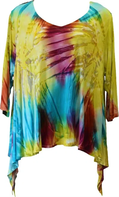 IVY REED WOMEN'S CURVY TUNIC - PLUS IN WATERCOLOR