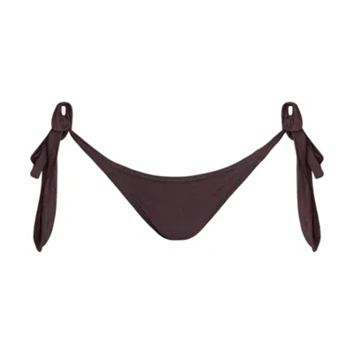 IVY SWIMWEAR WOMEN'S BROWN CALLA IN CARAMEL BIKINI BOTTOMS