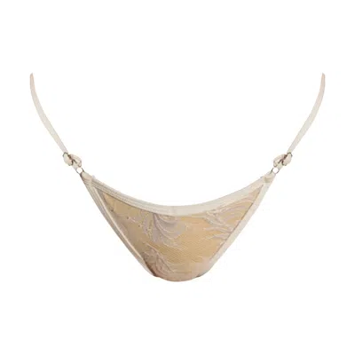 IVY SWIMWEAR WOMEN'S LANA IN WHITE LACE BIKINI BOTTOMS