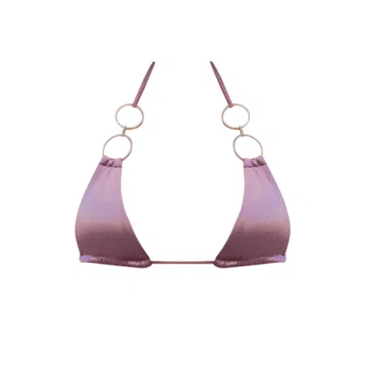 IVY SWIMWEAR WOMEN'S PURPLE LINNEA IN LAVENDER BIKINI TOP