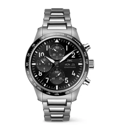IWC SCHAFFHAUSEN IWC SCHAFFHAUSEN X MERCEDES-AMG TITANIUM PILOT'S PERFORMANCE CHRONOGRAPH WATCH