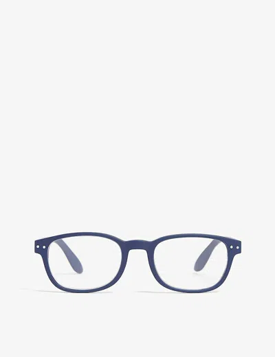 IZIPIZI MENS #B READING RECTANGLE-FRAME GLASSES +1.5