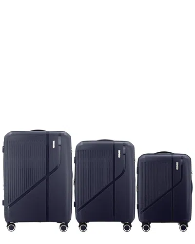 IZOD IZOD ZORA 3PC LIGHTWEIGHT HARD SHELL LUGGAGE SET