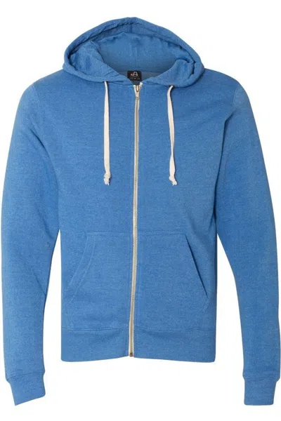 J AMERICA TRIBLEND FULL-ZIP HOODED SWEATSHIRT