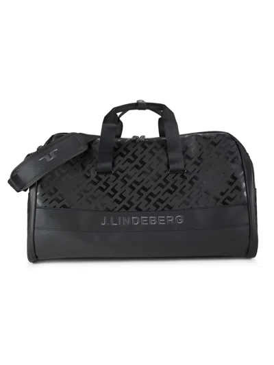 J. LINDEBERG J. LINDEBERG MEN'S JACQUARD LOGO DUFFEL BAG