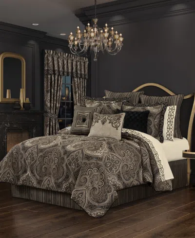 J QUEEN NEW YORK CIPRIANA 4PC. COMFORTER SET, QUEEN