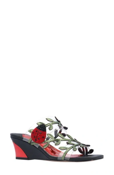 J. RENEÉ J. RENEÉ COCCINELLA WEDGE SANDAL