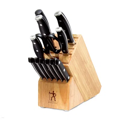 J.A. HENCKELS INTERNATIONAL FORGED PREMIO 13-PIECE KNIFE BLOCK SET