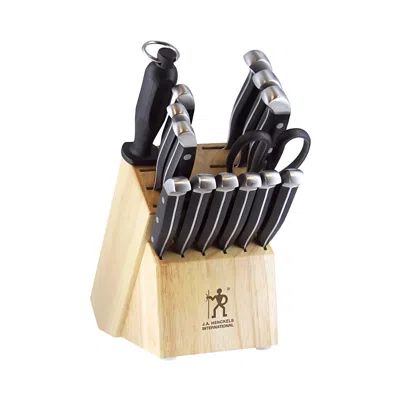 J.A. HENCKELS INTERNATIONAL STATEMENT 15-PIECE KNIFE BLOCK SET