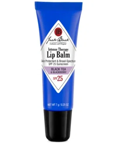 JACK BLACK INTENSE THERAPY LIP BALM SPF 25 WITH BLACK TEA & BLACKBERRY, 0.25 OZ