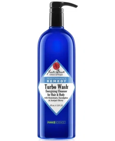 JACK BLACK TURBO WASH ENERGIZING CLEANSER FOR HAIR & BODY, 33 OZ.