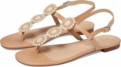 JACK ROGERS WOMEN'S WALSH SANDAL IN TOAST/IVORY